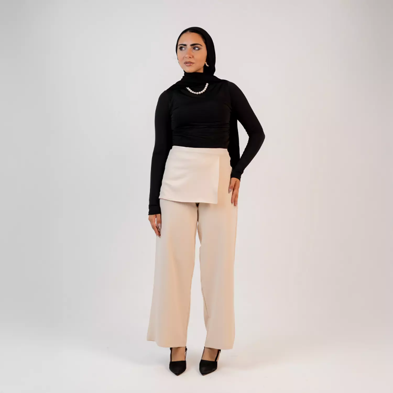 Skirt pants rozaline - beige  image