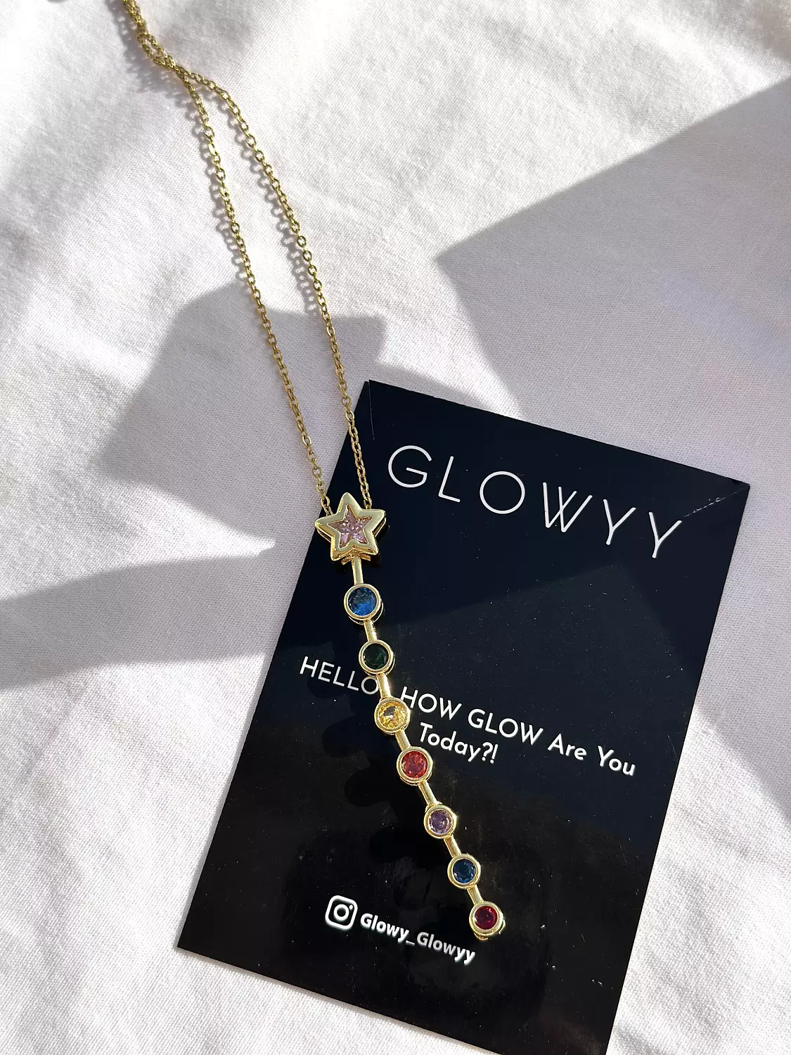 Pink Star Droppin Necklace  image