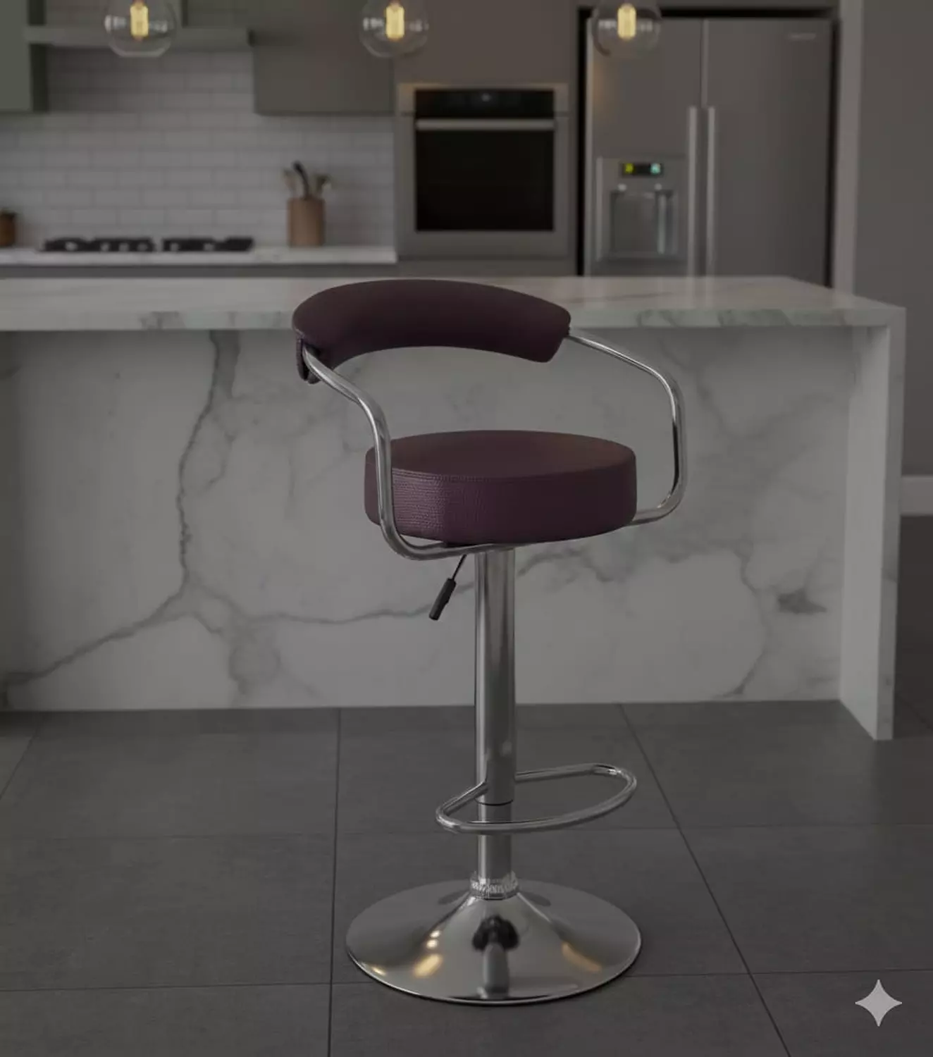 كرسي بار متحرك نبيتي مضلع 319 image