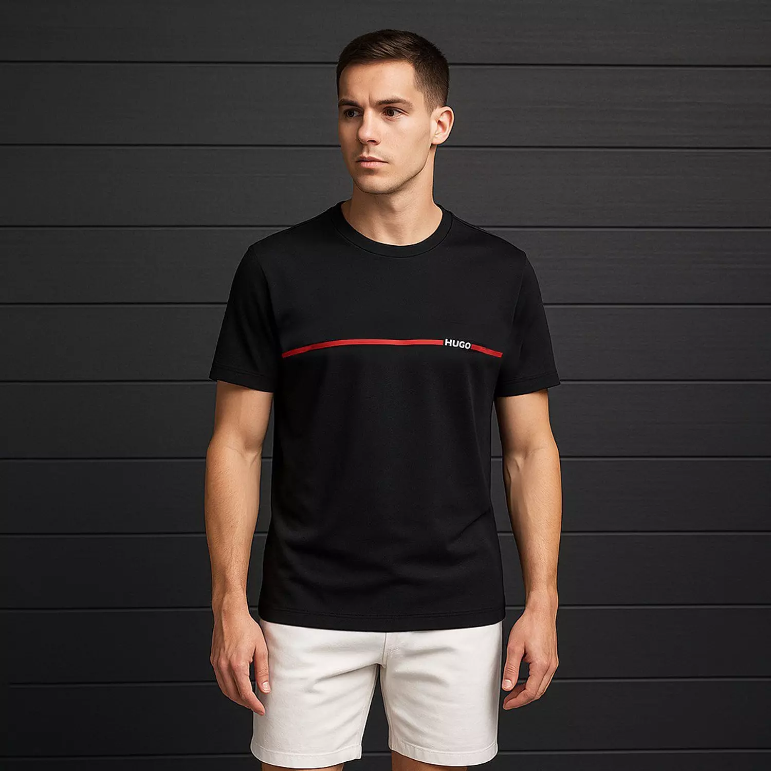 Tshirt Hugo Red Line hover image