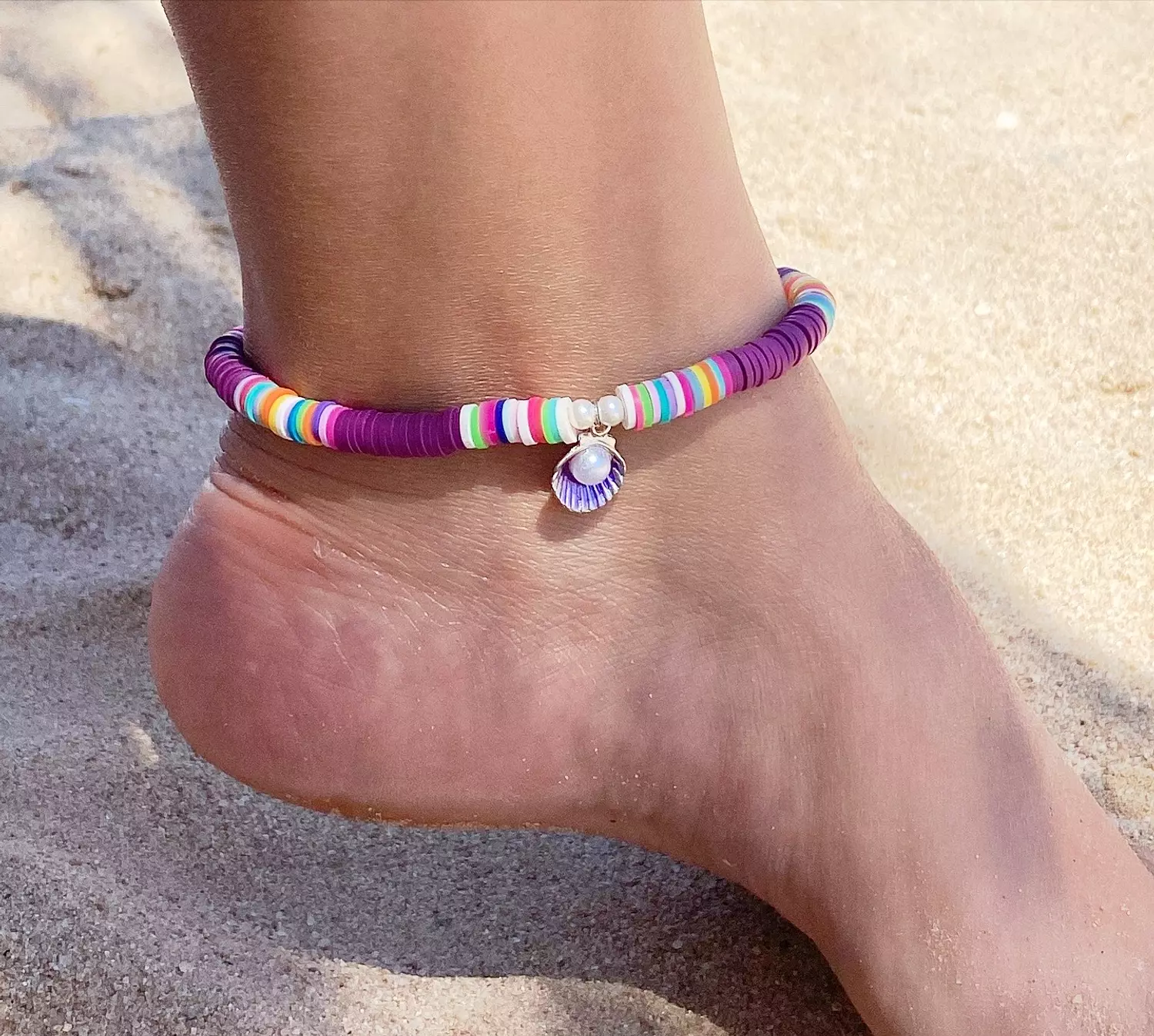 The Purple Shell anklet 2