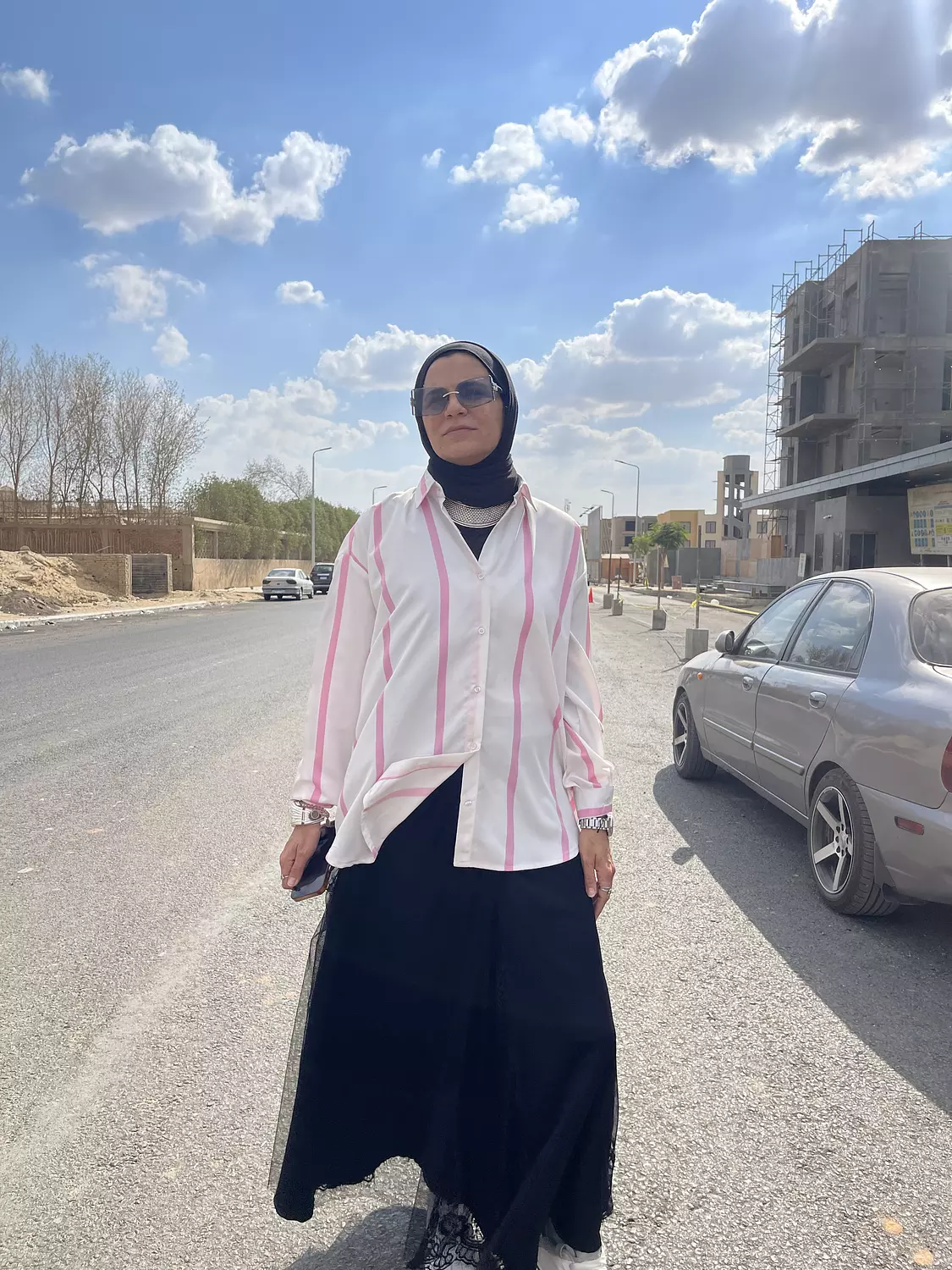 Striped pink shirt 5