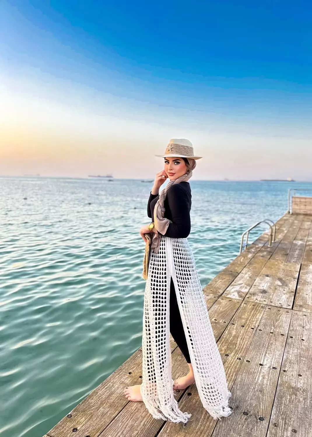 Mesh tricot skirt 7