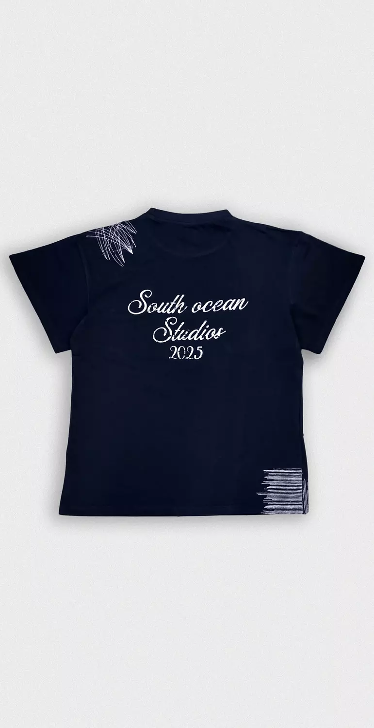 LA OCEAN BLUE BOXY TEE image