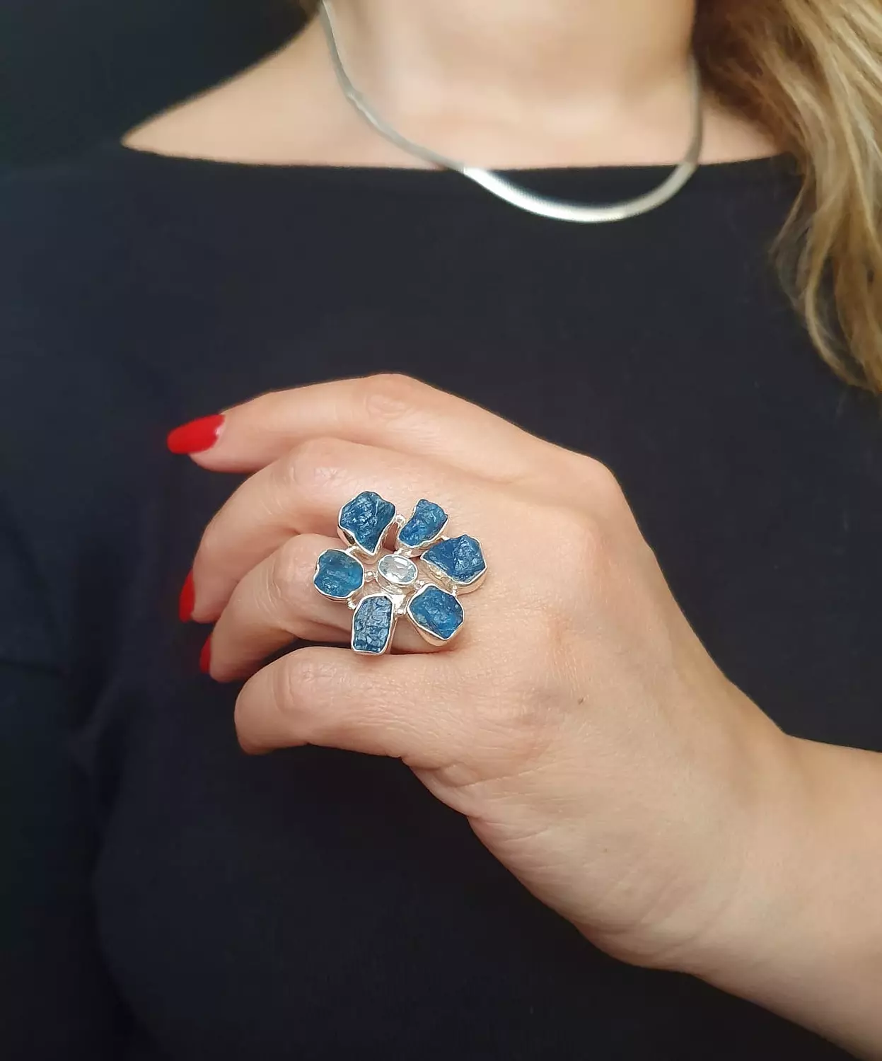 Blue ring  image