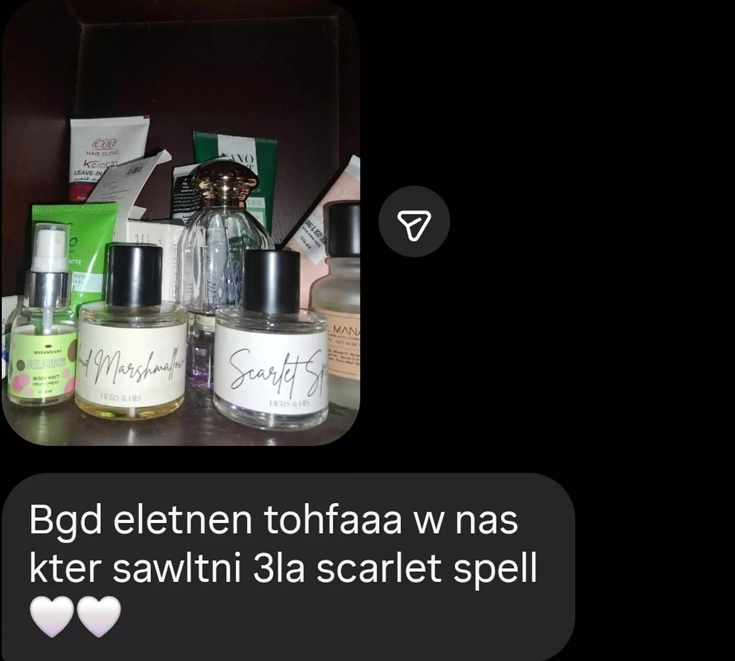 <p style="text-align: start">on scarlet spell and cloud marshmallow</p>