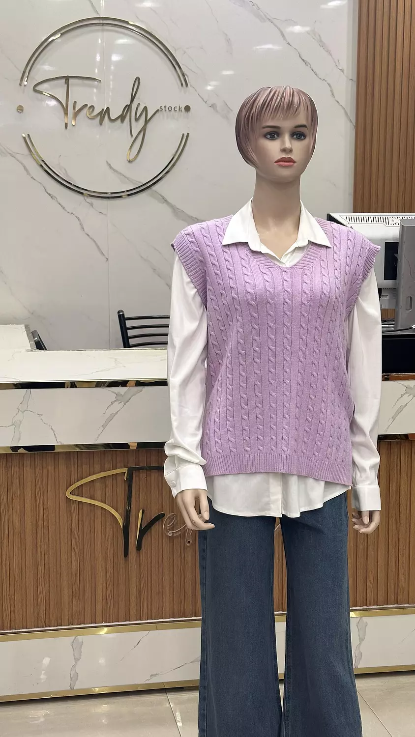 V-neck Sweater Vest 6