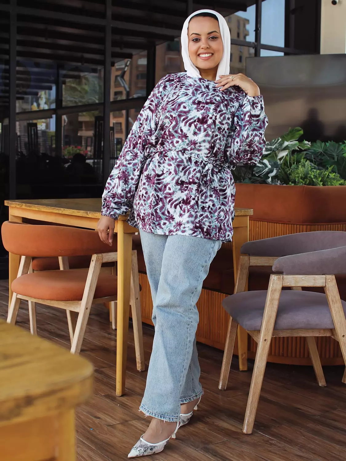 Floral Cotton Blouse 🌸 hover image