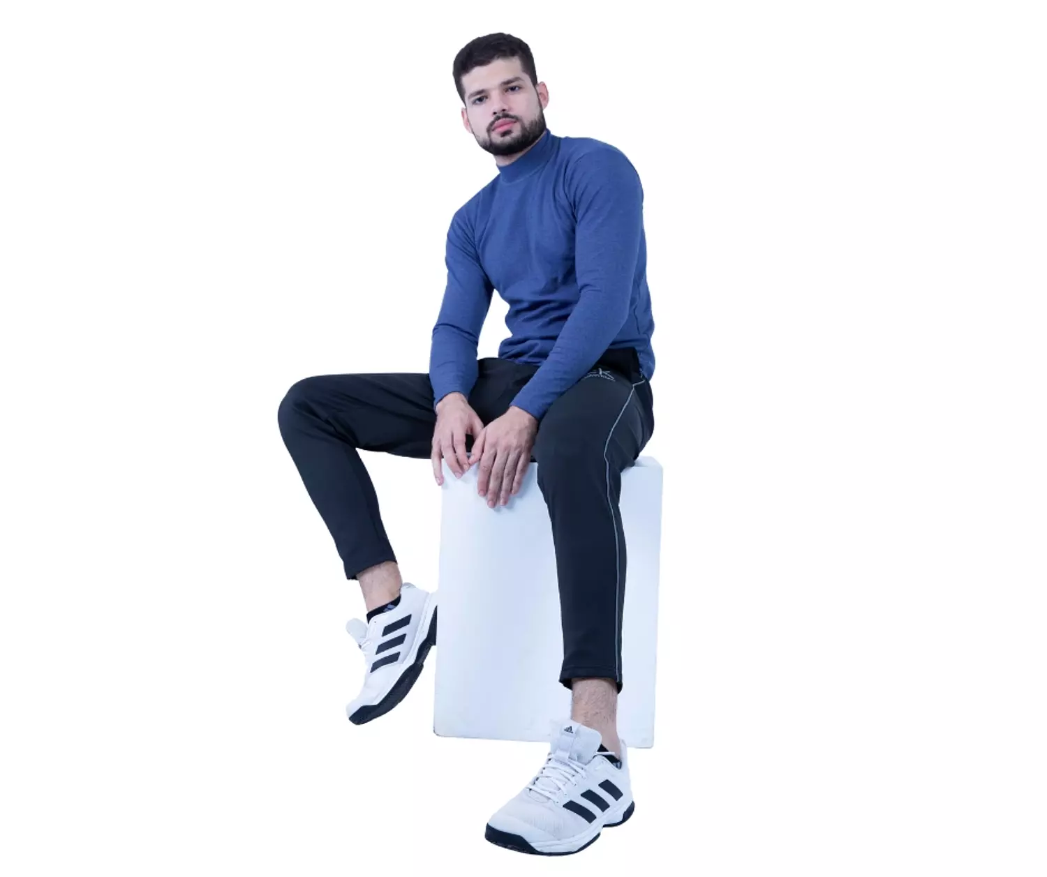 Men Half Neck Thermal Top  17