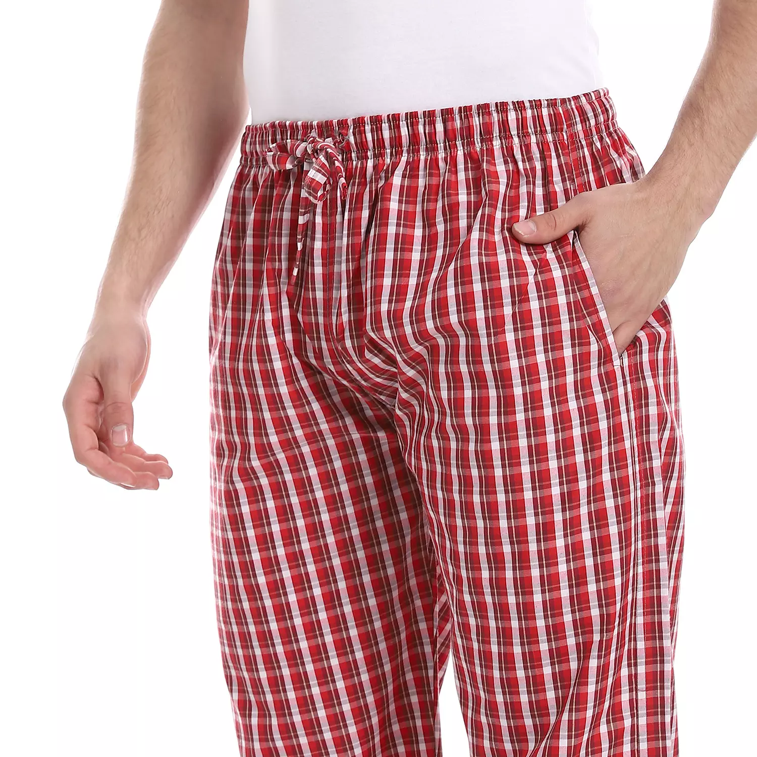 Shorto Pajama Pants - Red - 4042 2