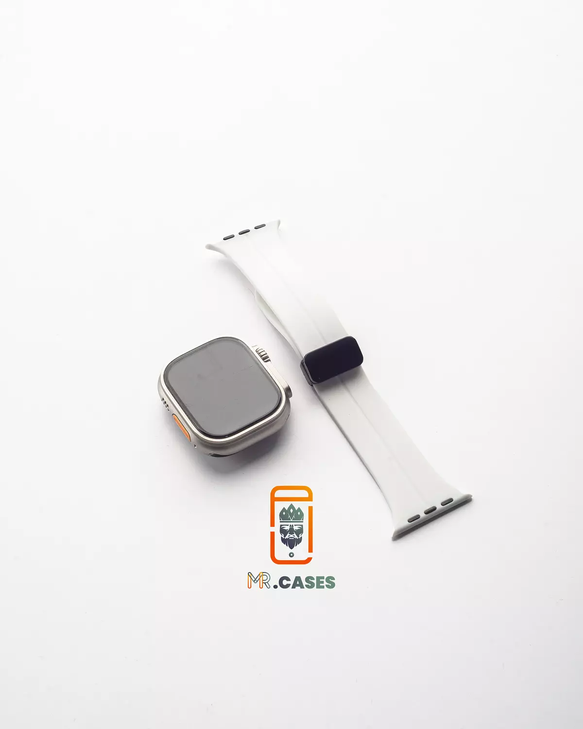 Silicone band with metal lock 2