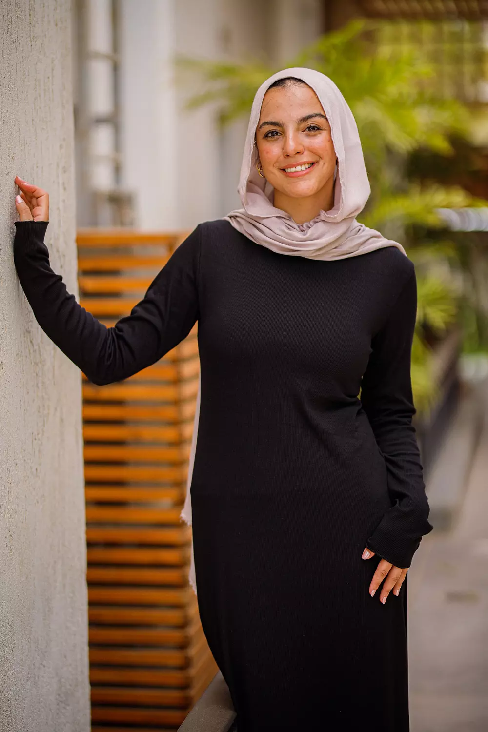Black basic dress image