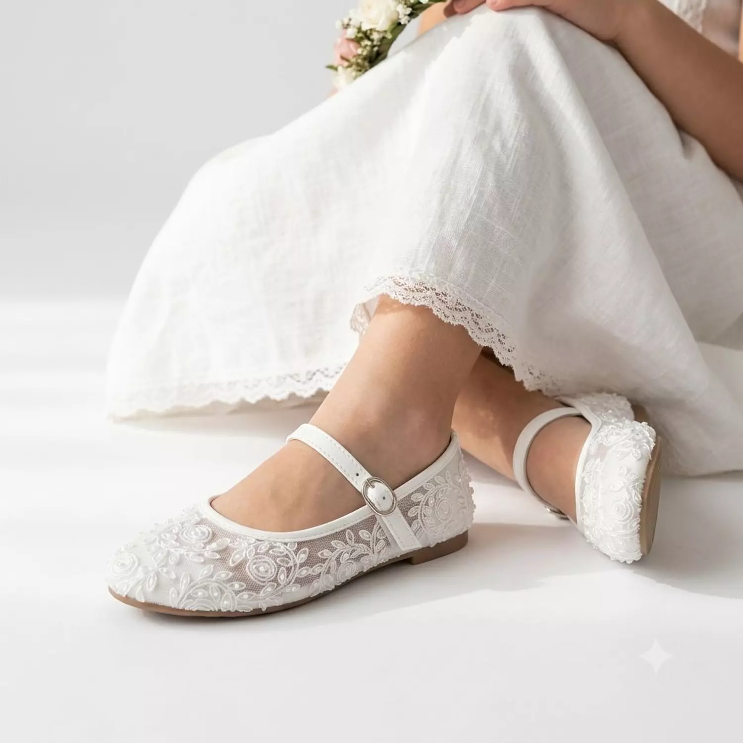 Comfortable flat lace Shoes for women 1