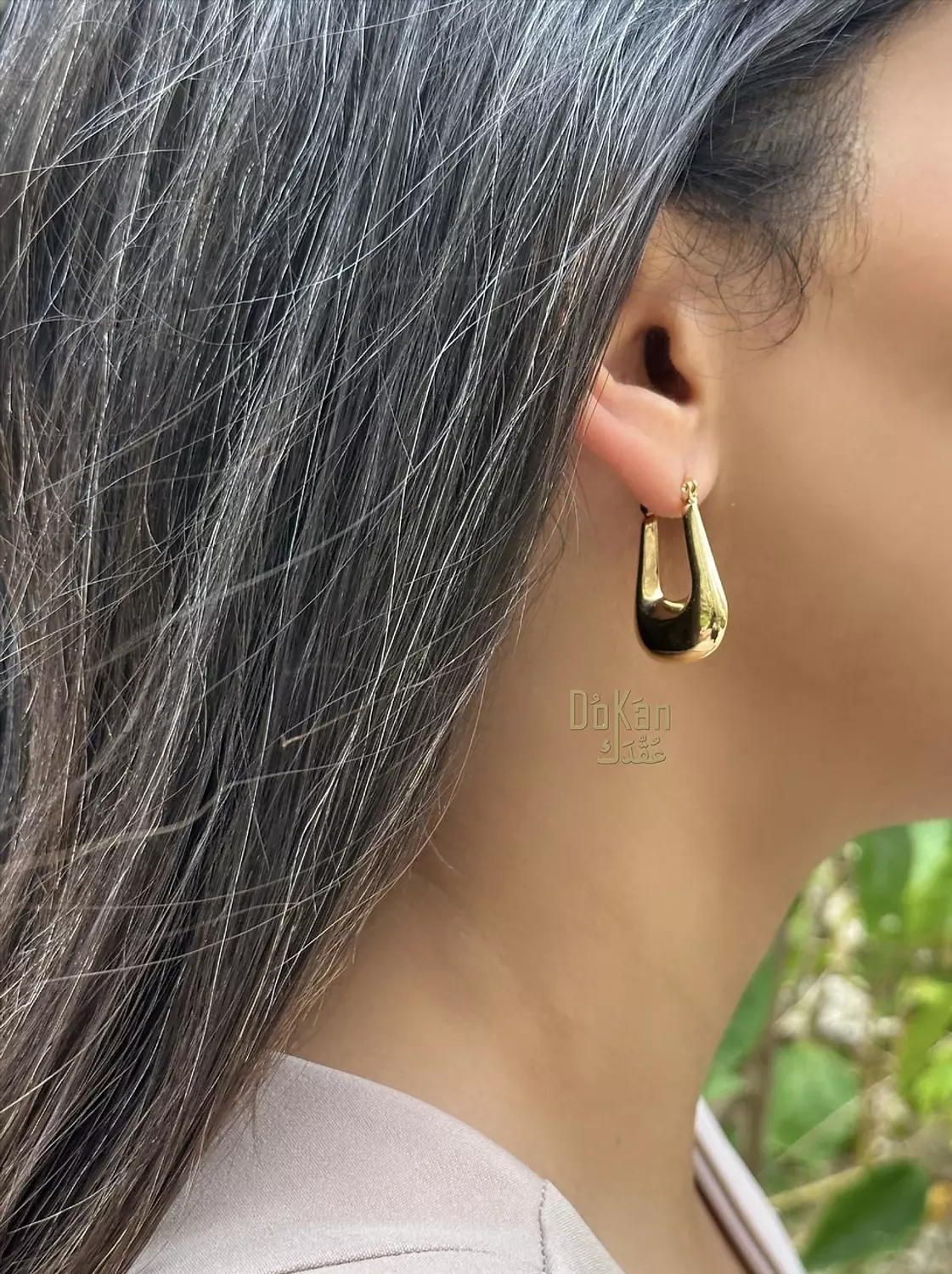 Rectangular Ballon Earrings 