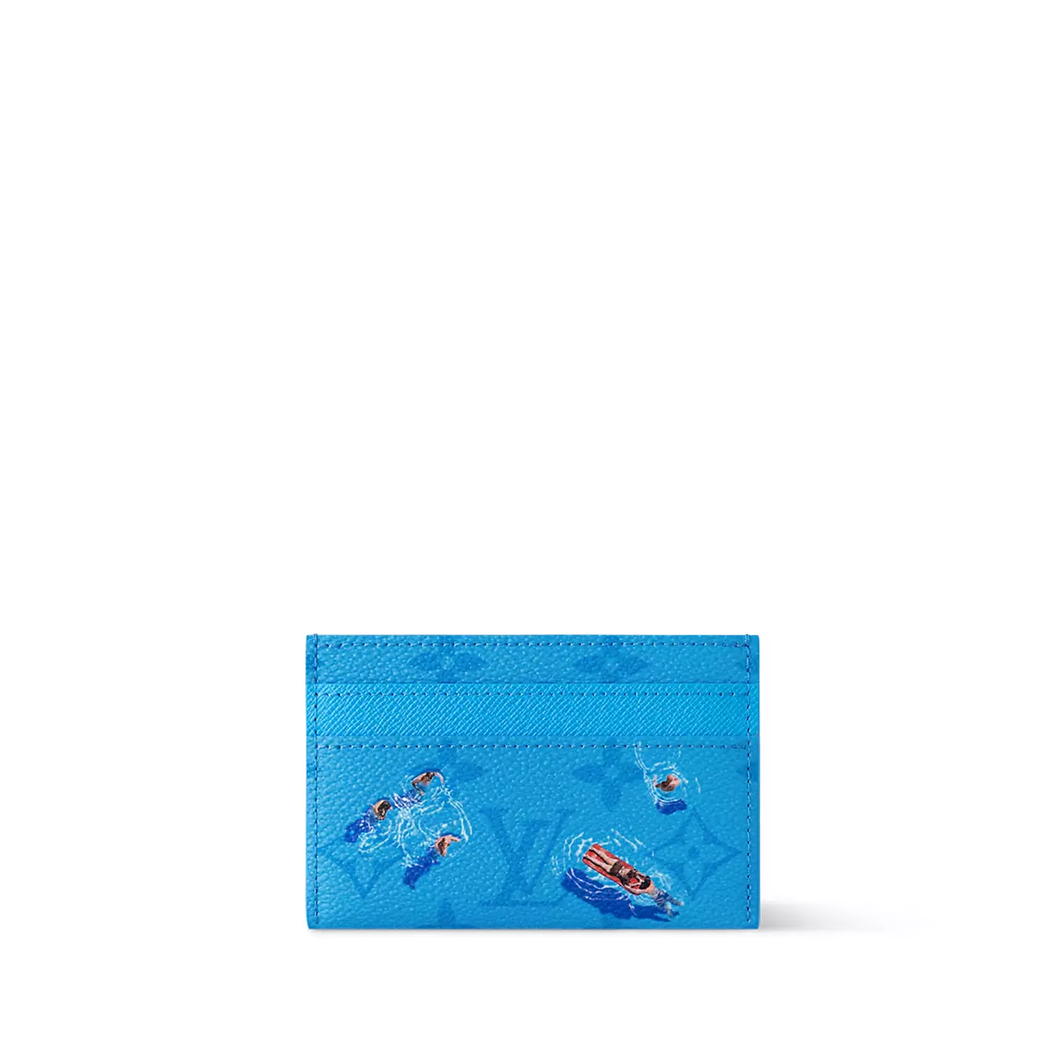 Louis Vuitton Pool Double Card Case in Blue Lagoon image