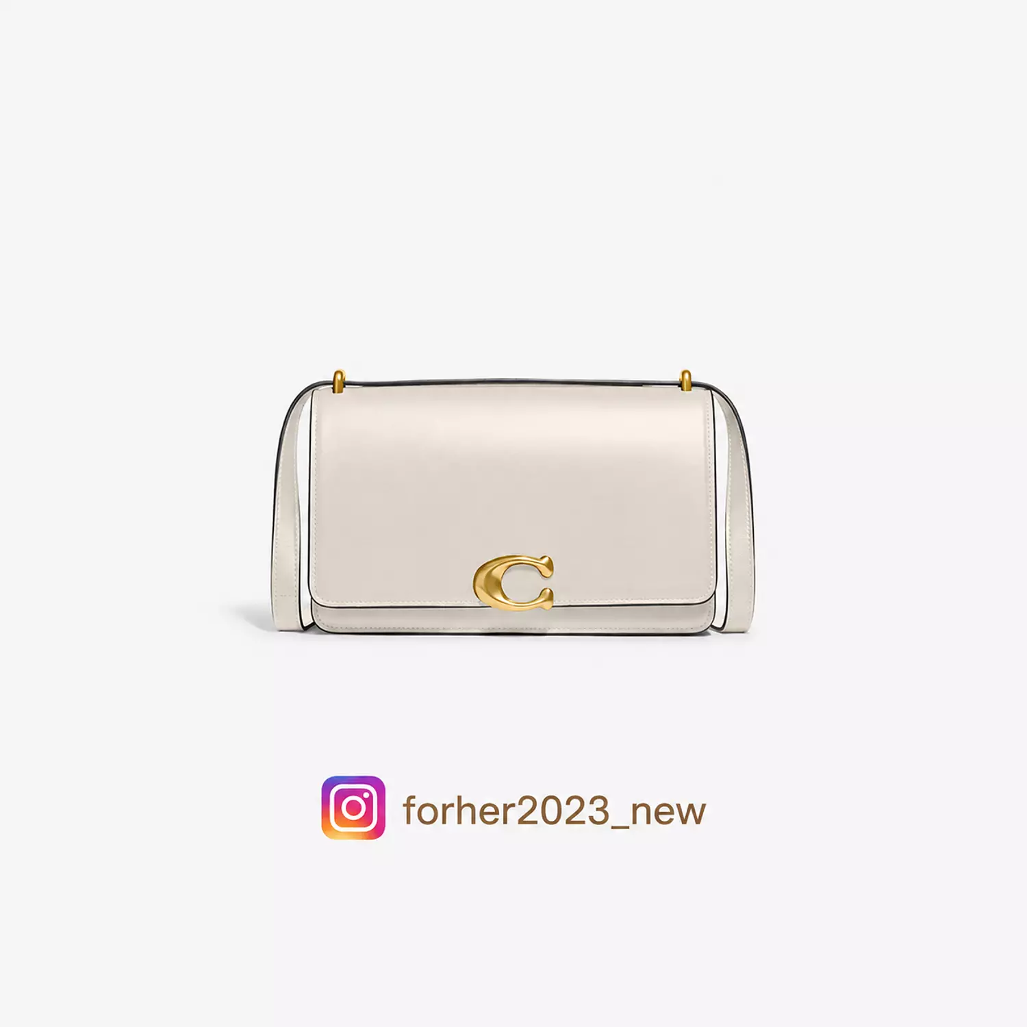 Coach Bandit Shoulder Bag in white image