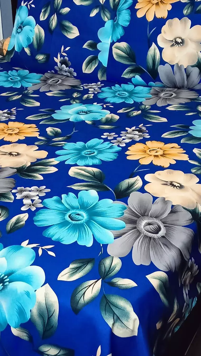 Flowers Turkish cotton sheet set  image