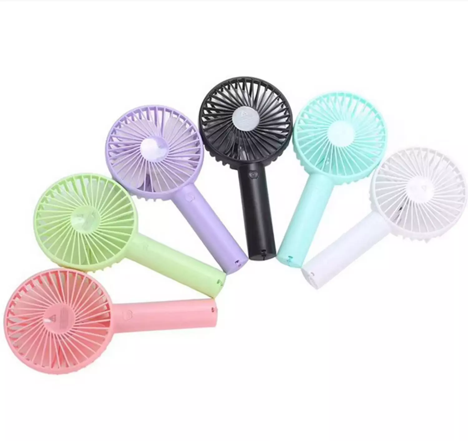 SS-2 Rechargeable Handheld Fan - 3 Speeds - pink 12