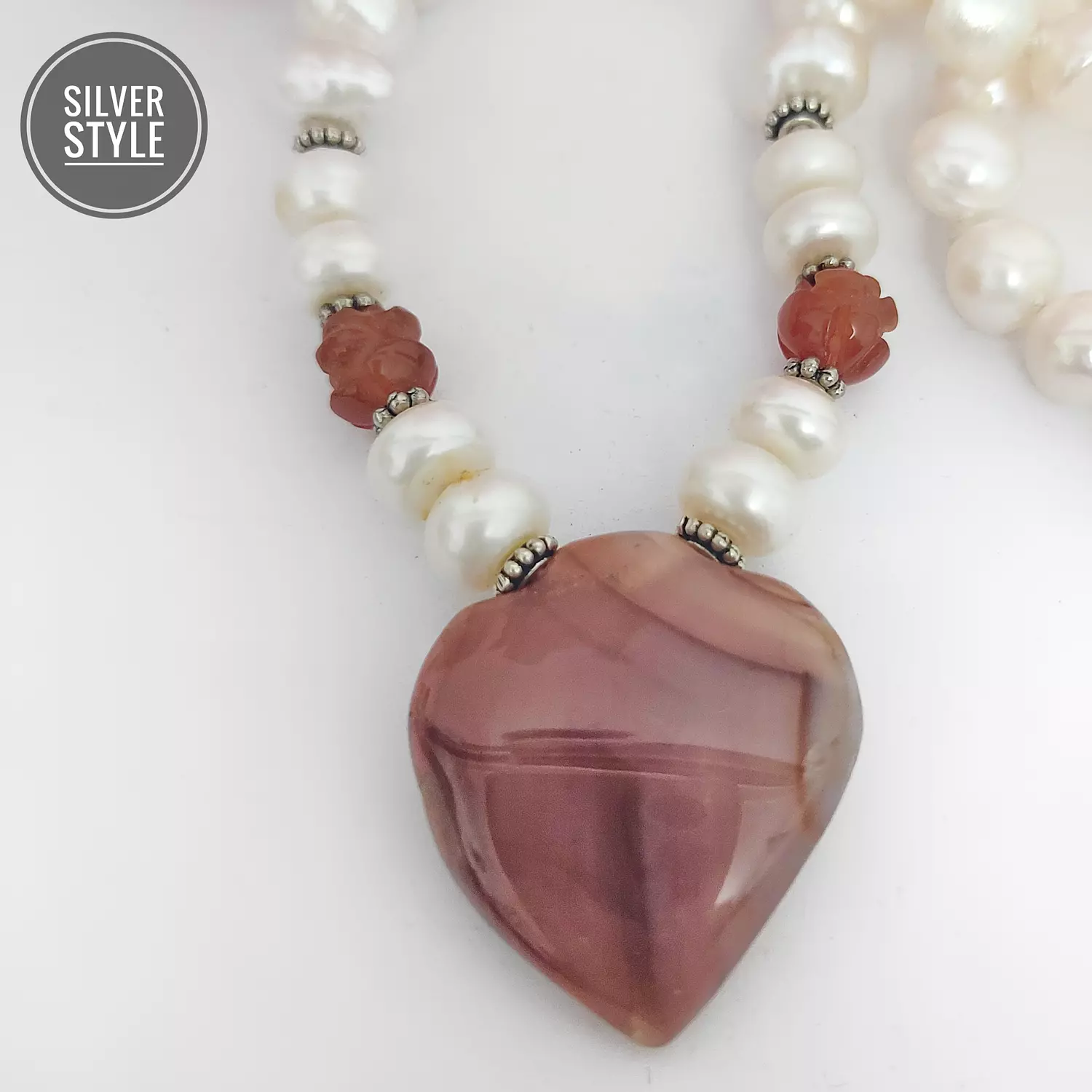 Natural Heart Agate 1