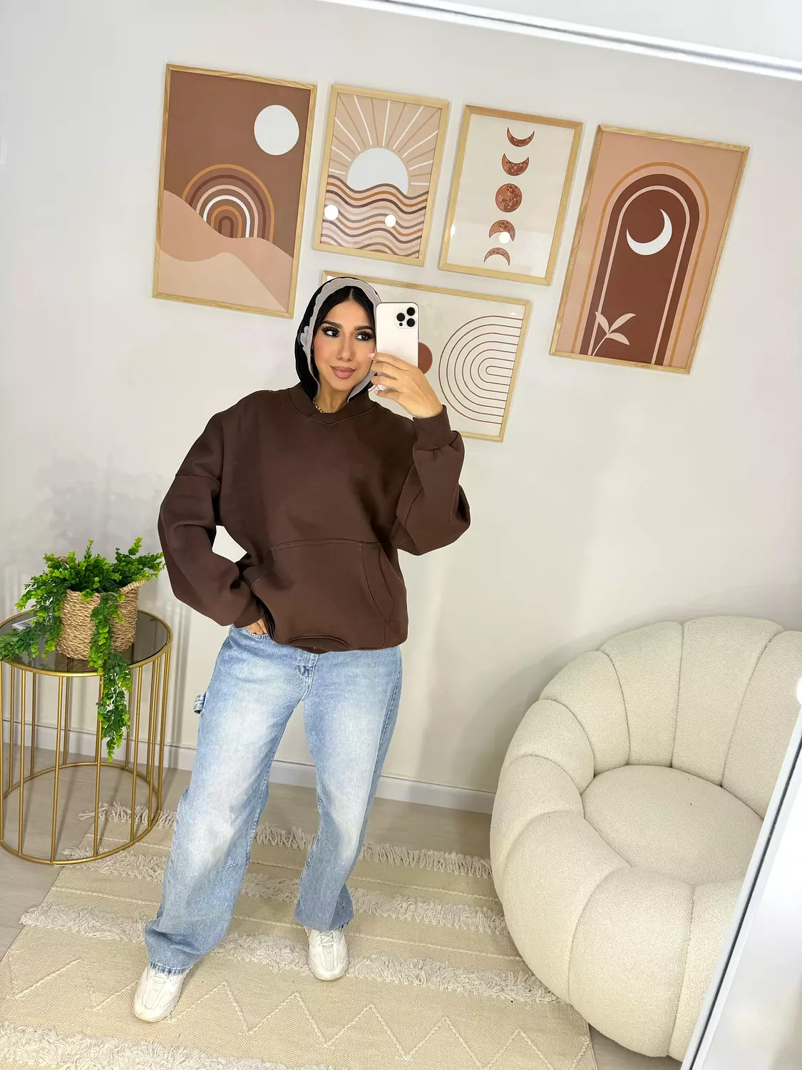 Hoodie Dark Brown image
