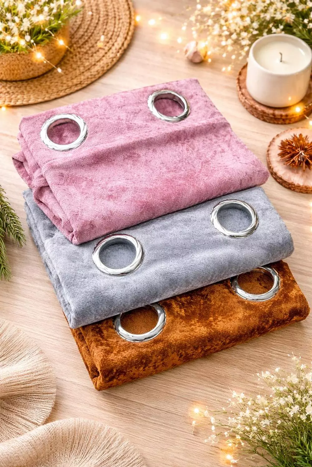 ستاره قطيفه بالحلقات كشمير  hover image