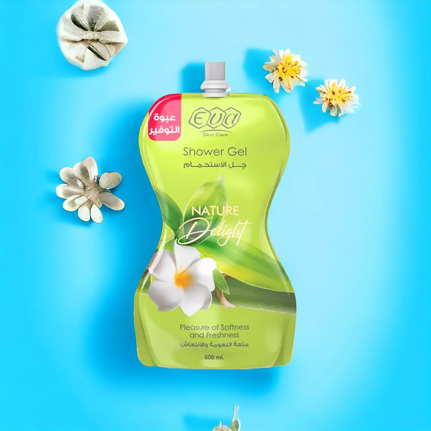 Eva Skin Care Shower Gel Pouch Nature Delight - 500 ml  image