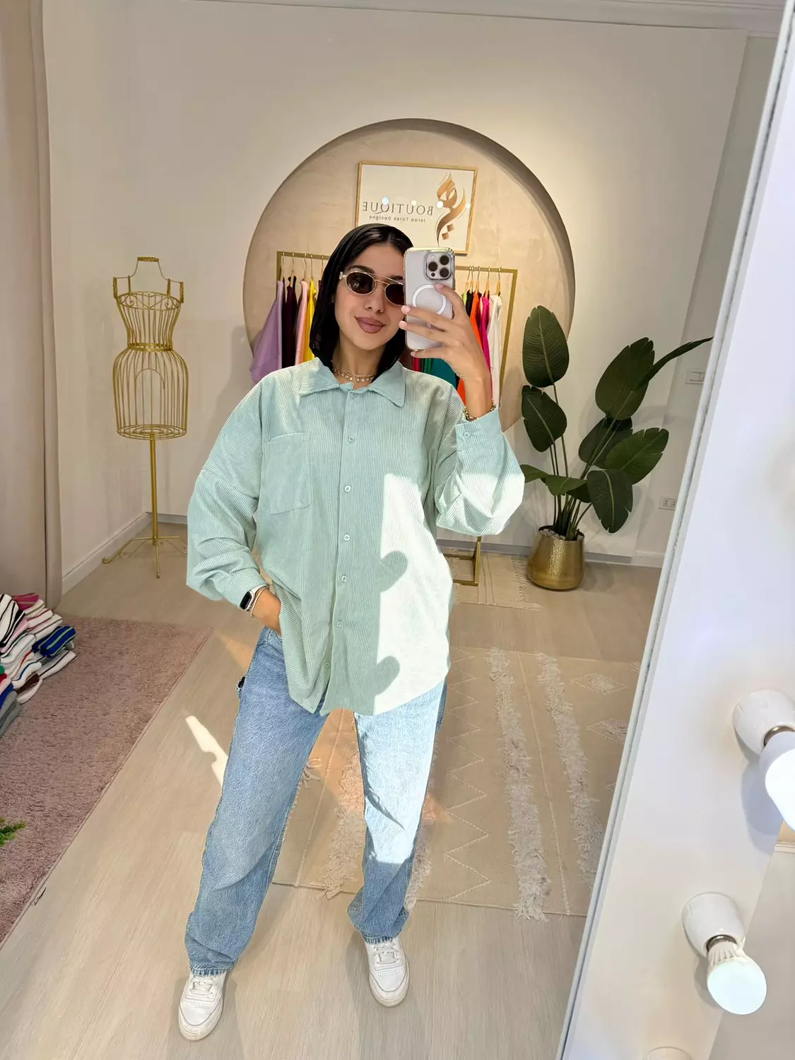 Chemise Mint Green image