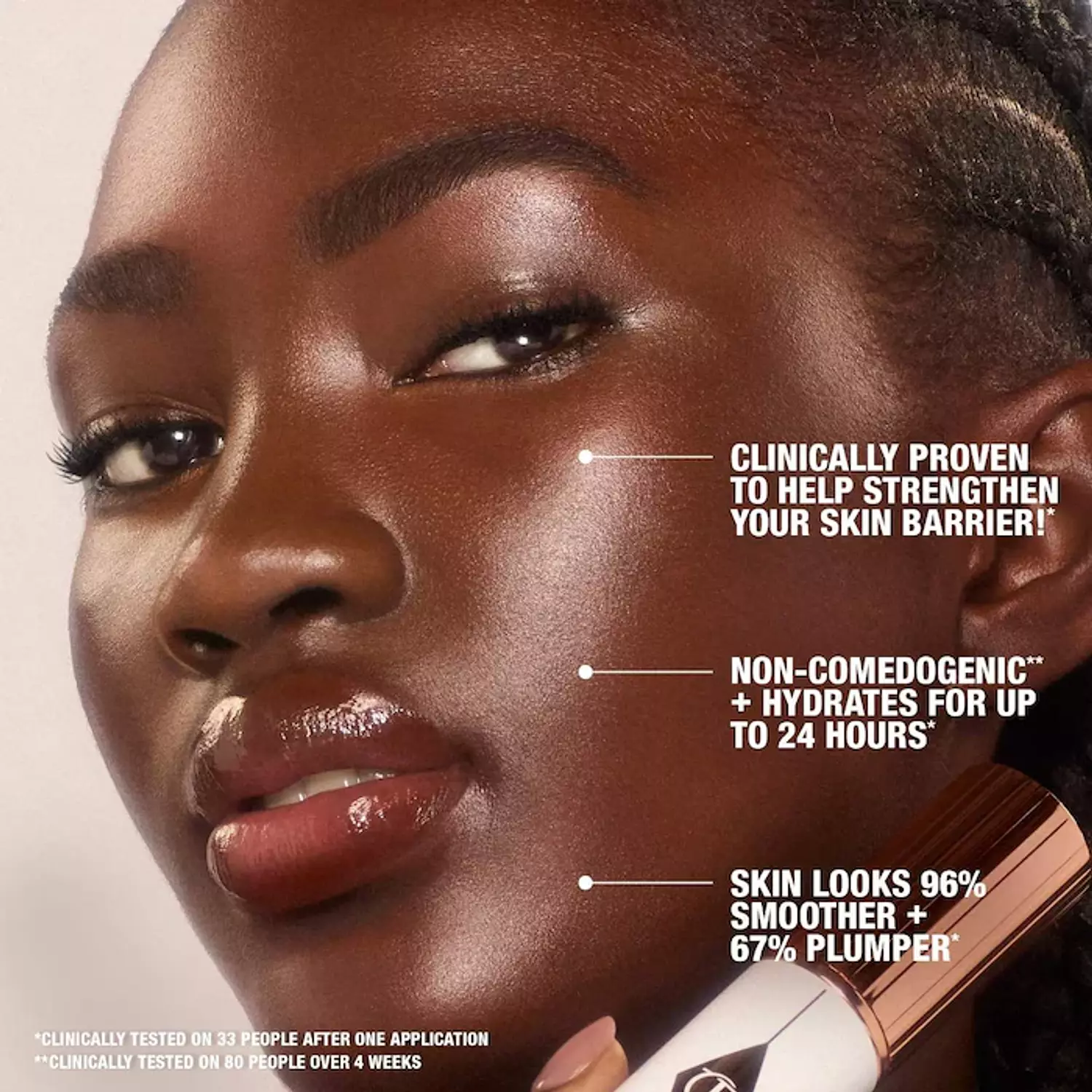 Charlotte Tilbury Unreal Skin Sheer Glow Tint Hydrating Foundation Stick fair 1 5