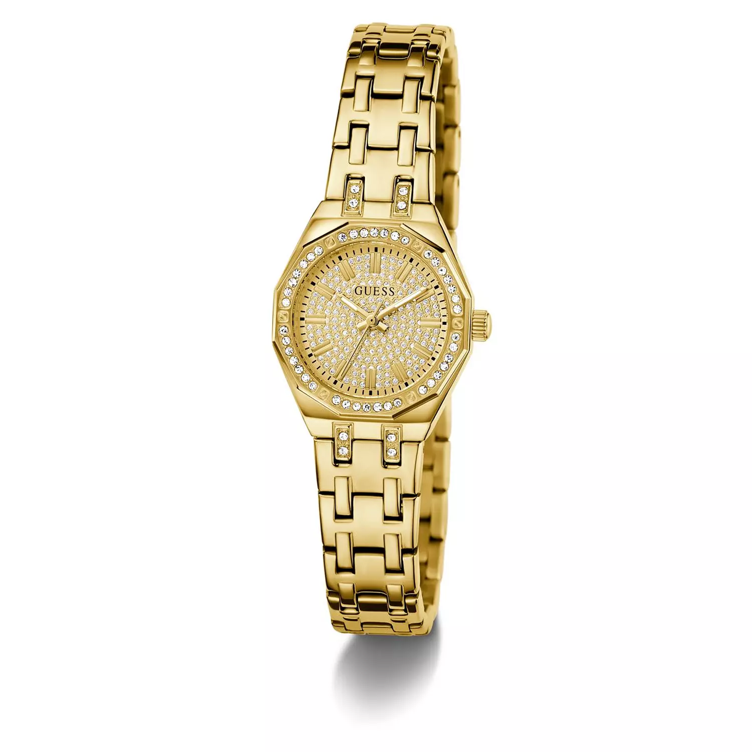 GUESS Ladies Pixie Gold Tone Analog Watch Gold Tone Stainless Steel Bracelet GW0931L2 3