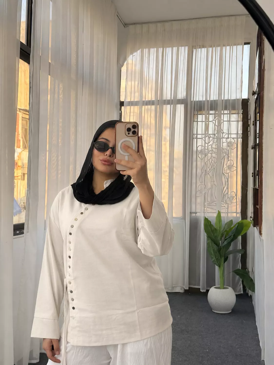 button side blouse 4