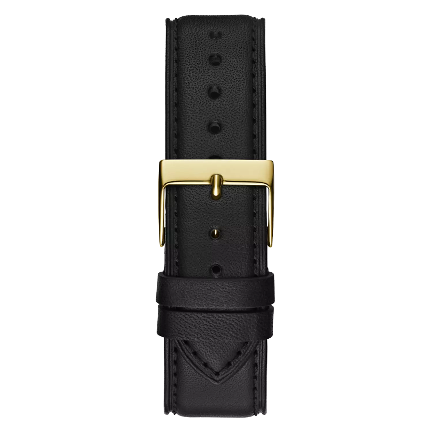 Guess GW0628G2 Gents Watch Analog Movement Round Shape Black Smooth Leather Strap 1
