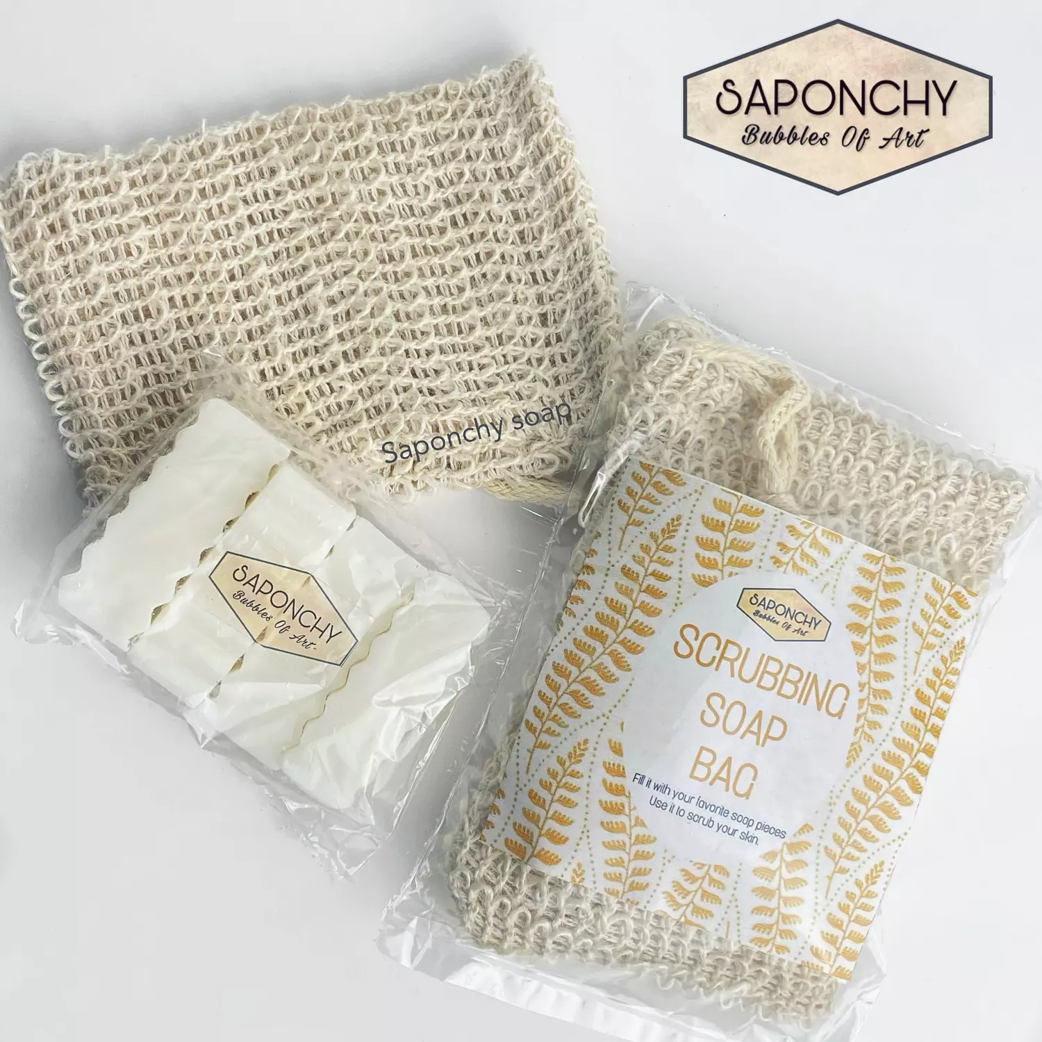 SCRUBBING SOAP BAG image