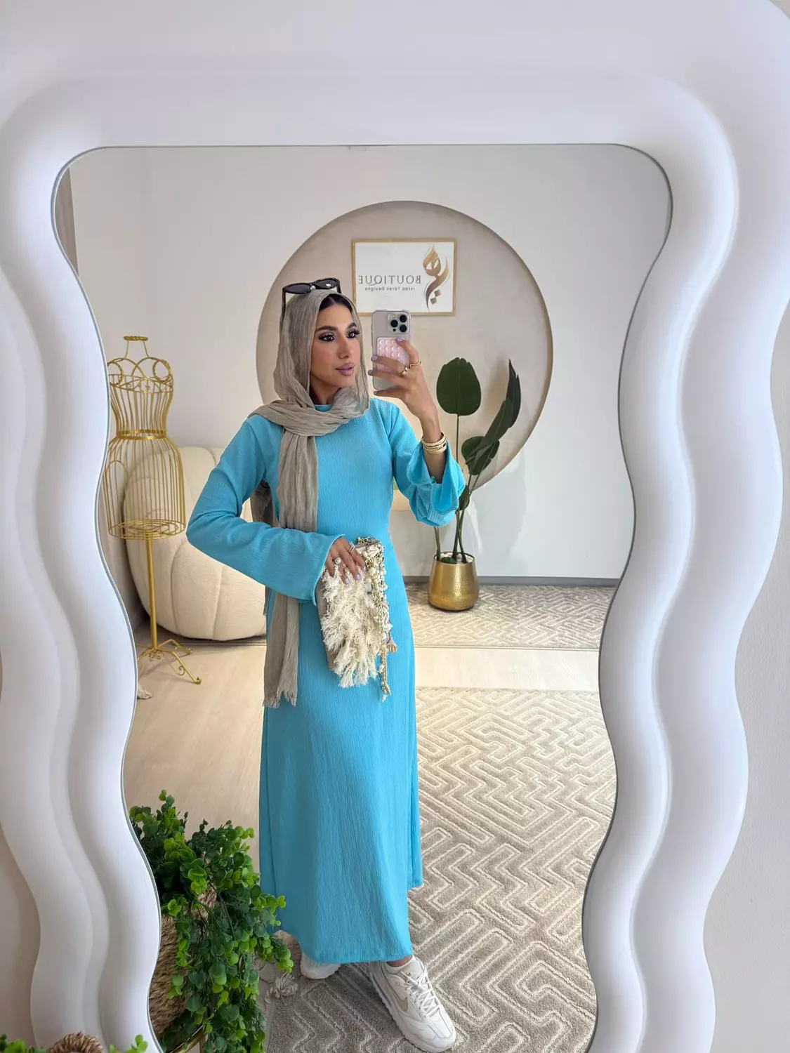 Basic Dress - Skyblue image