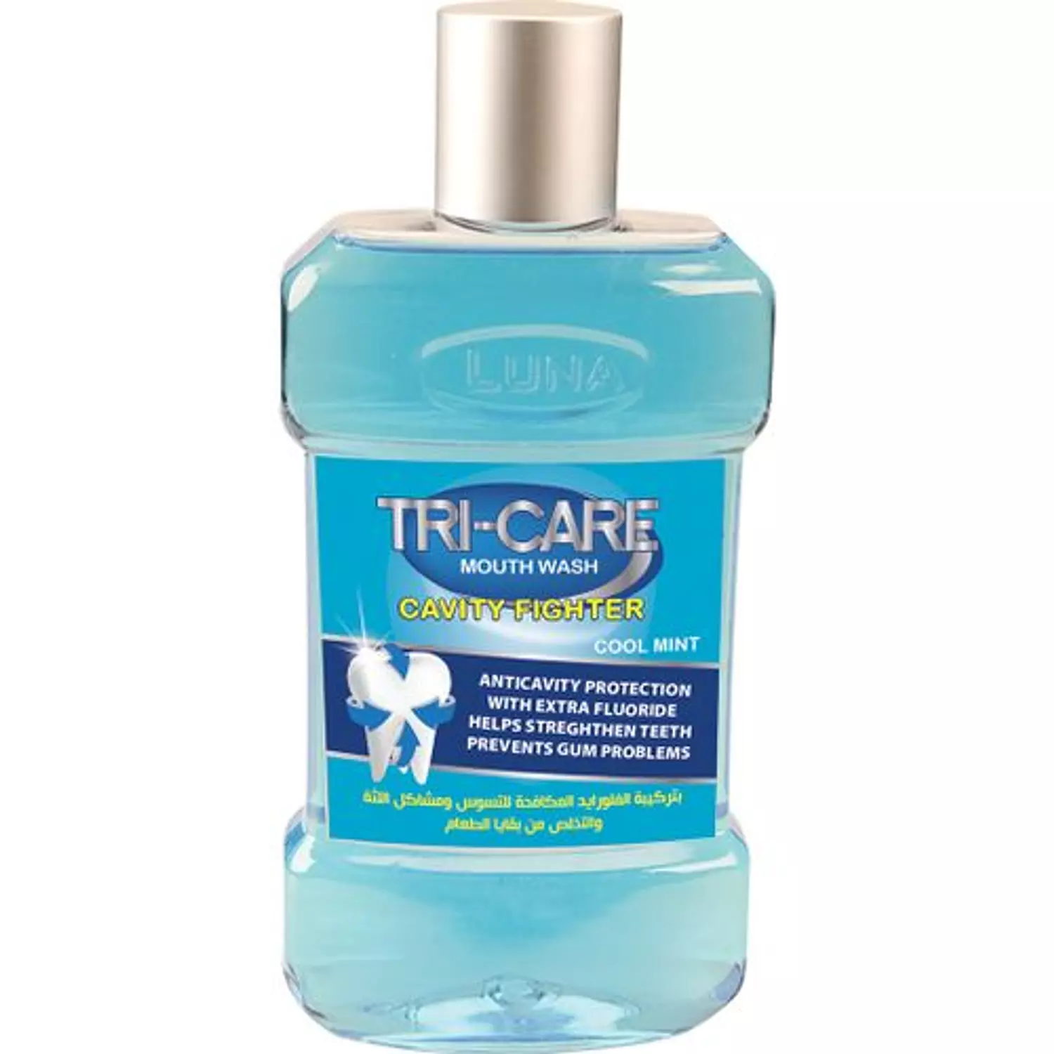 LUNA TRI-CARE COOL MINT MOUTHWASH 250 ML image