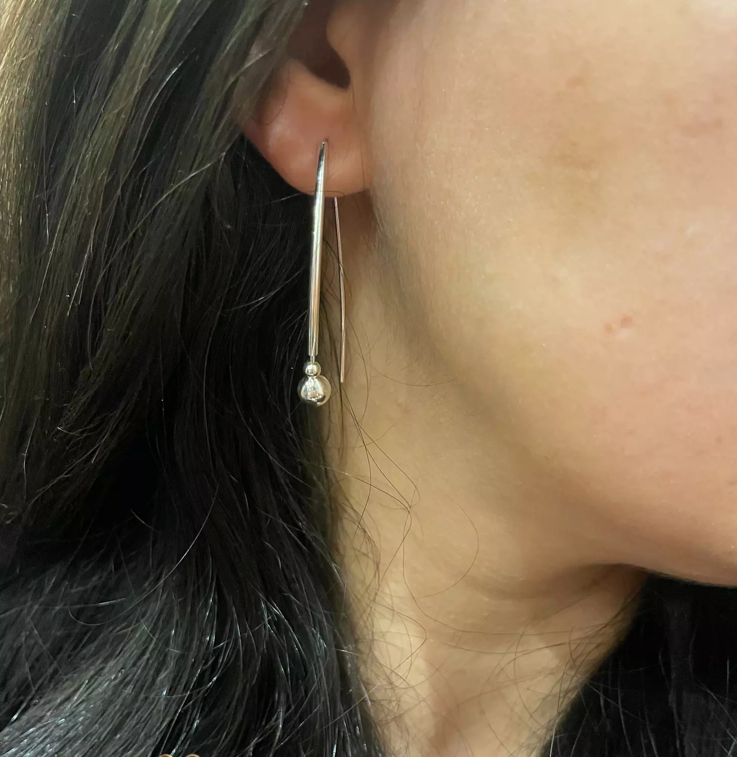 oval loop earring 1