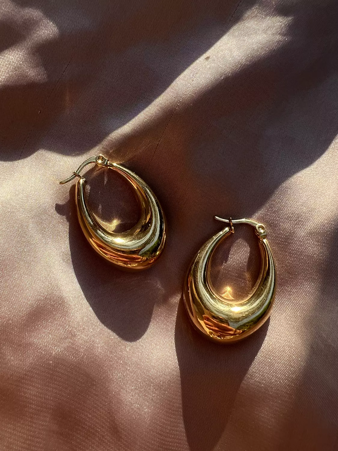 Mia Hoops - Stainless steel  image