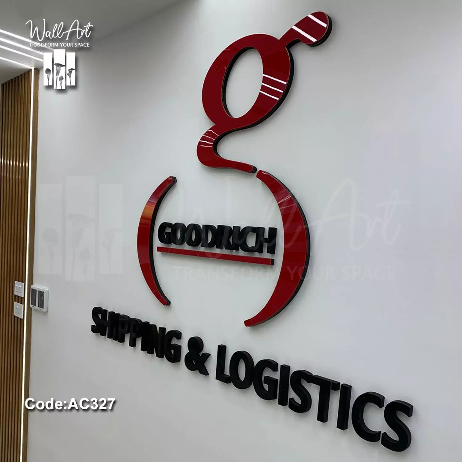 AC327- Coloured Acrylic Logo   3