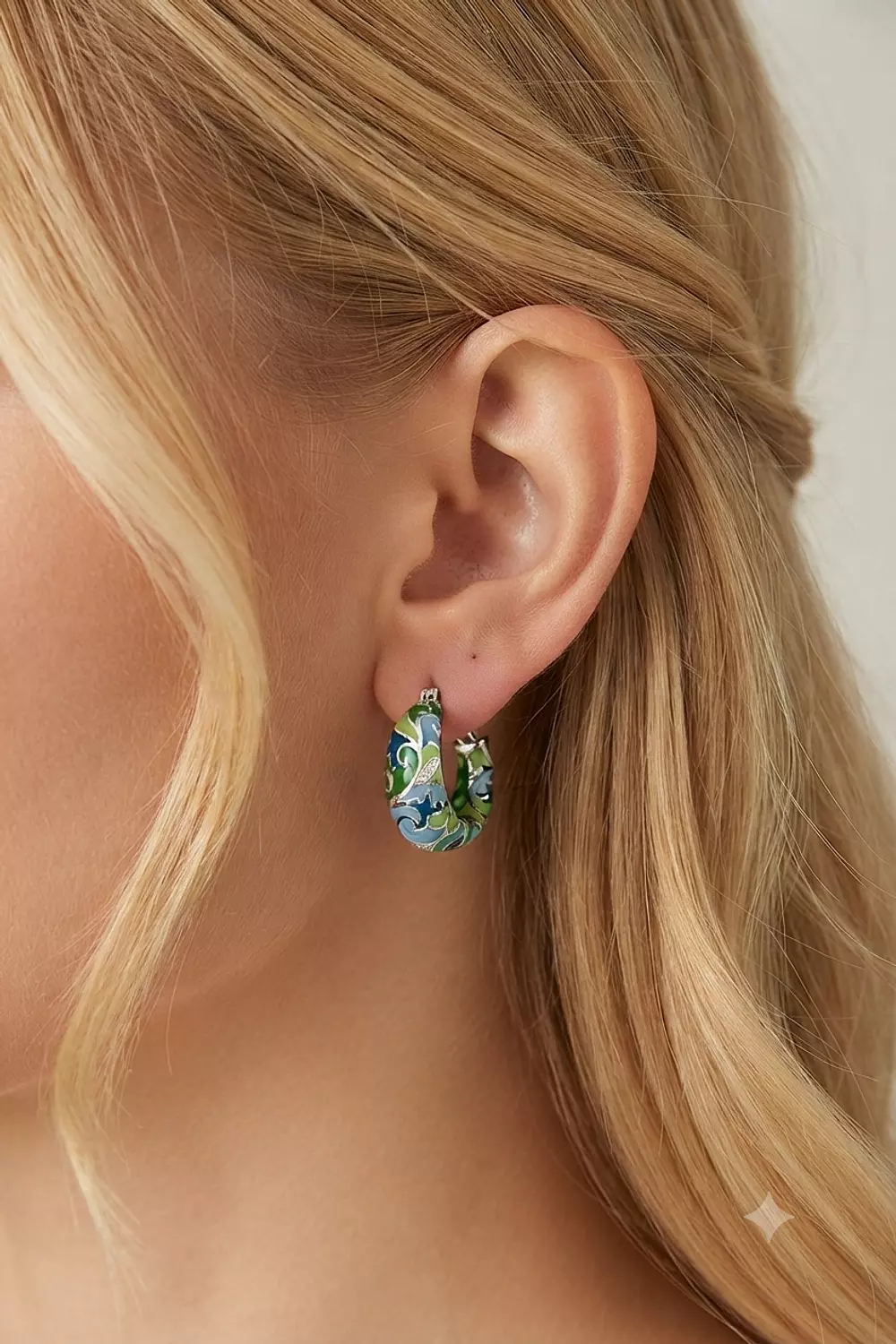 Colorful earrings image