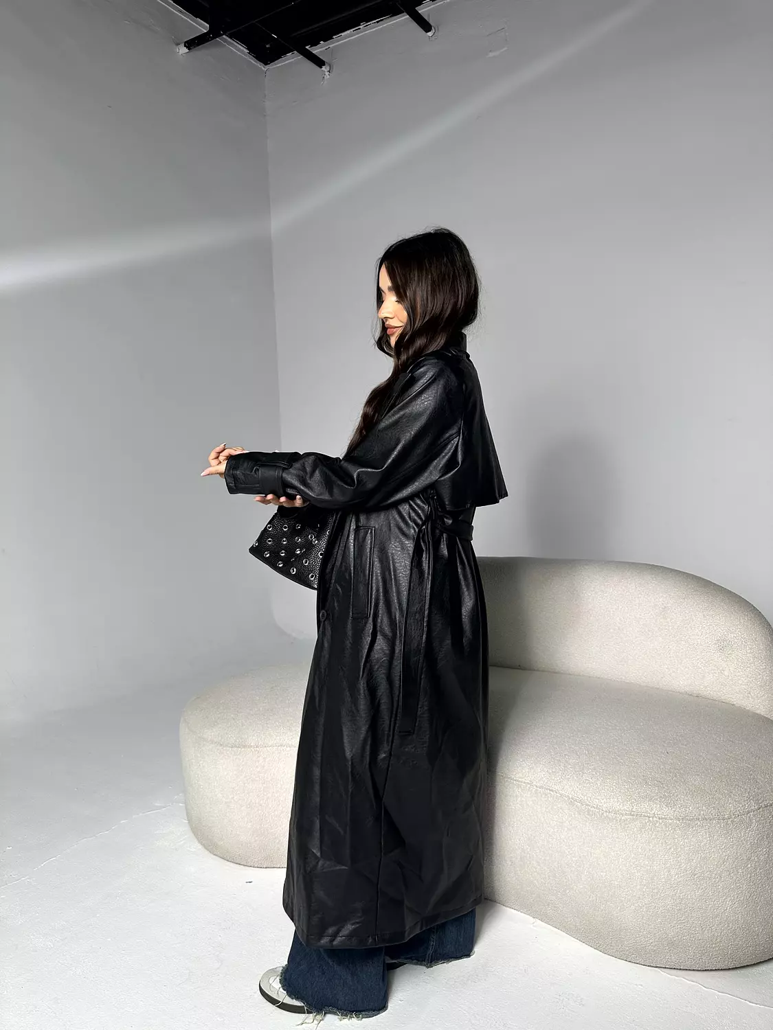 Leather Trench Coat 22