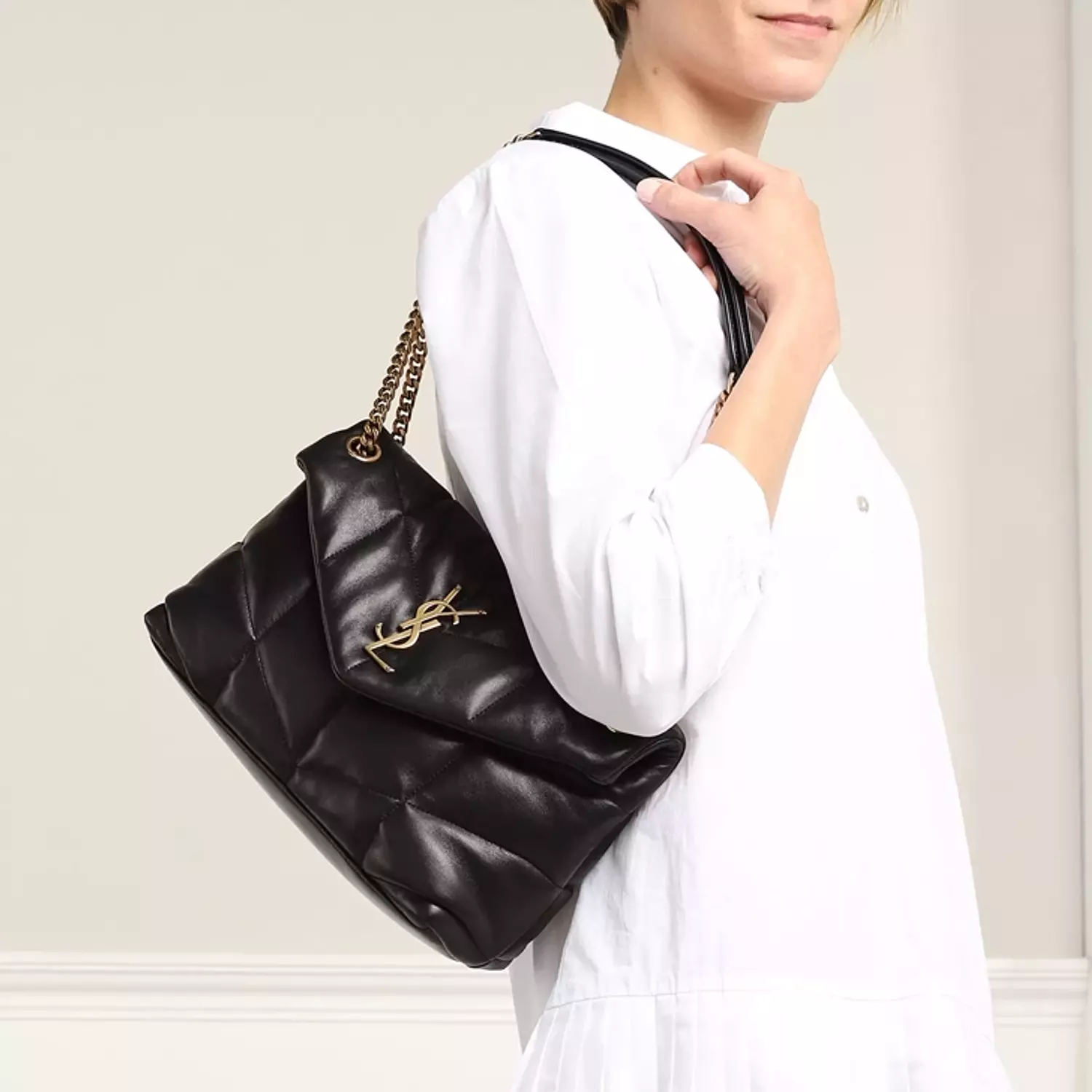 Puffer small shoulder bag ysl  1