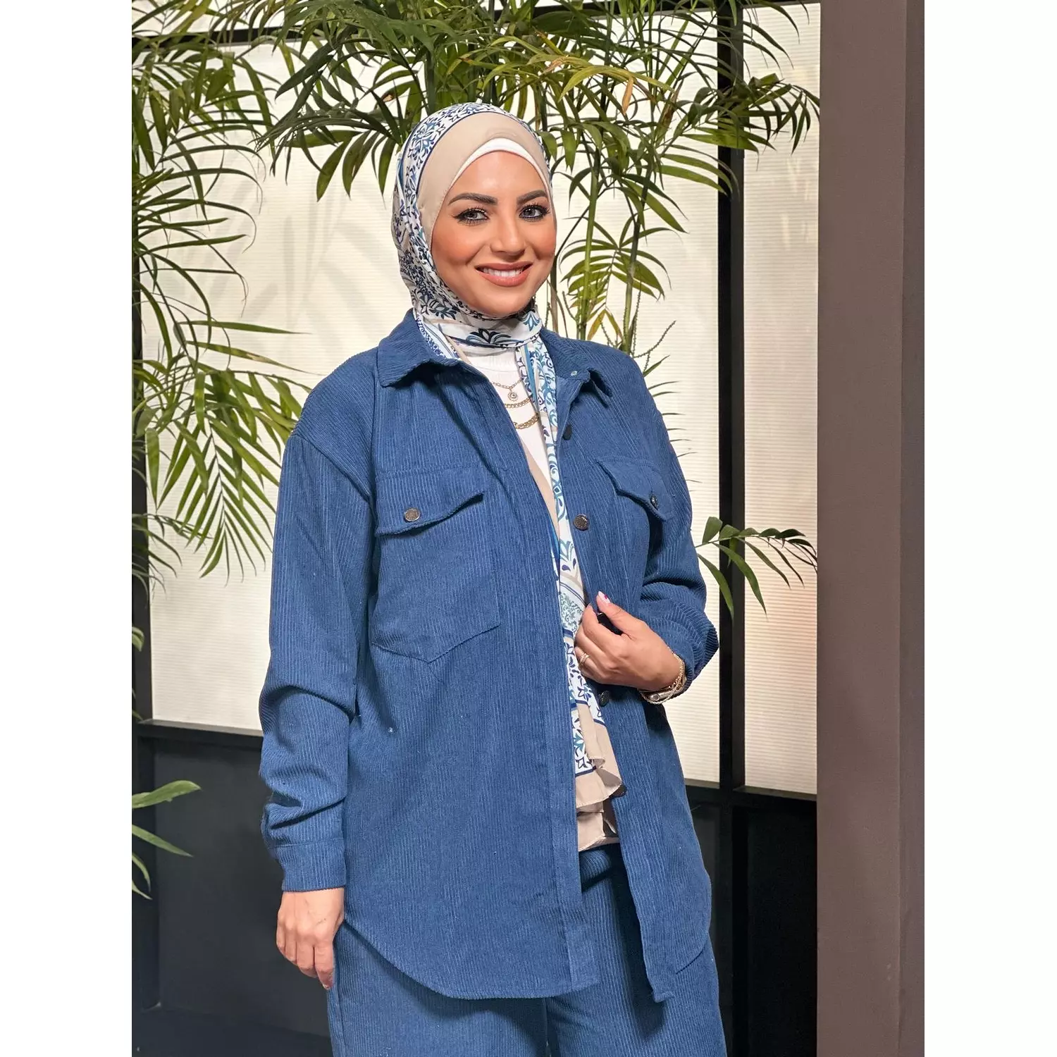 Hijab Corduroy Suit -2nd-img
