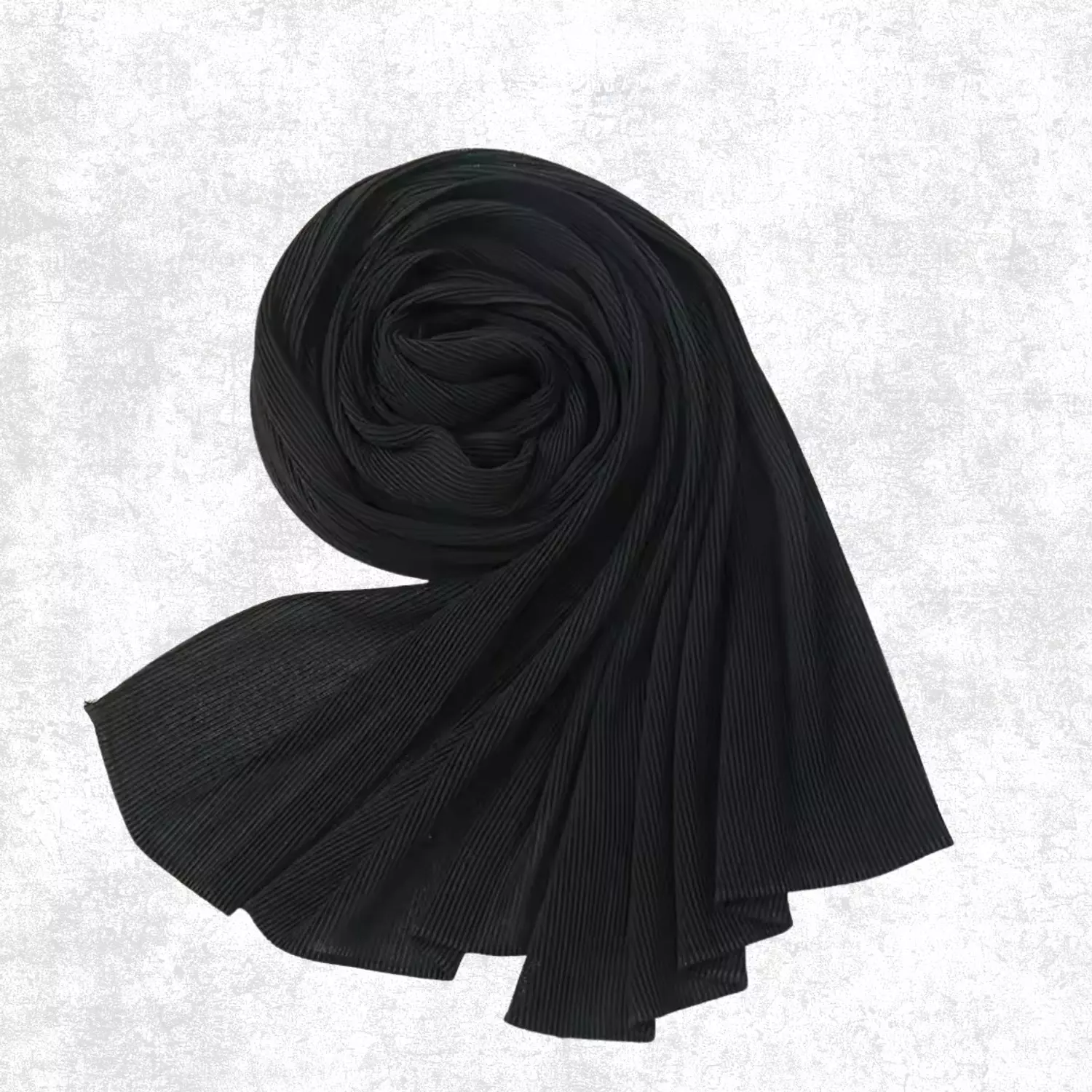 Kuwaiti Lycra Veil  - Black image