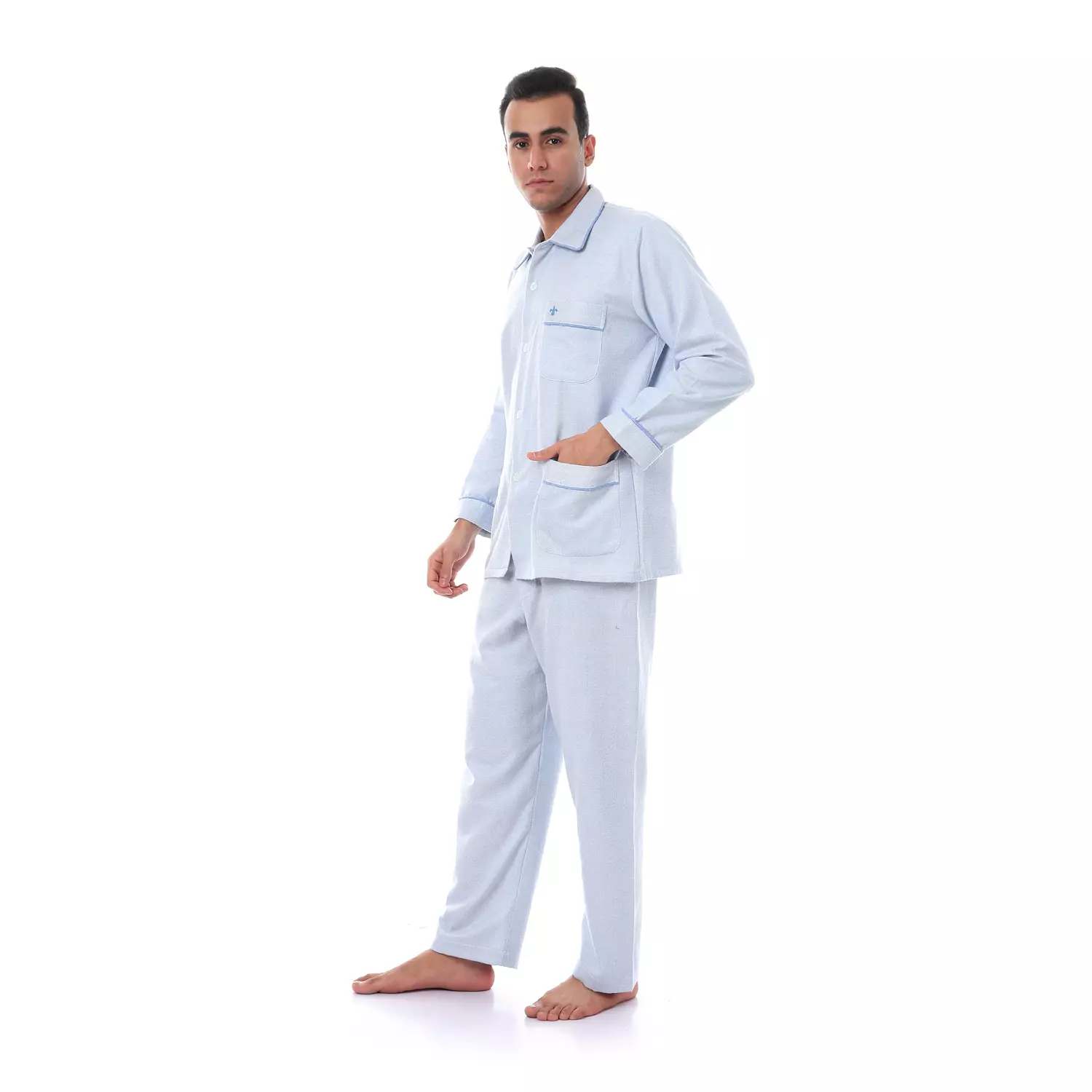 Shorto Classic Kastoor Pajama - 2346 - Light Blue 2