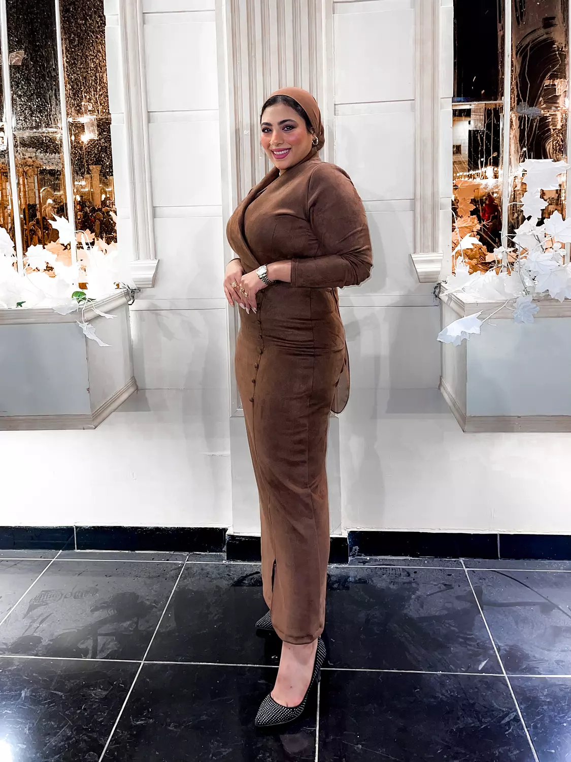 Blazer Dress (brown color) 3