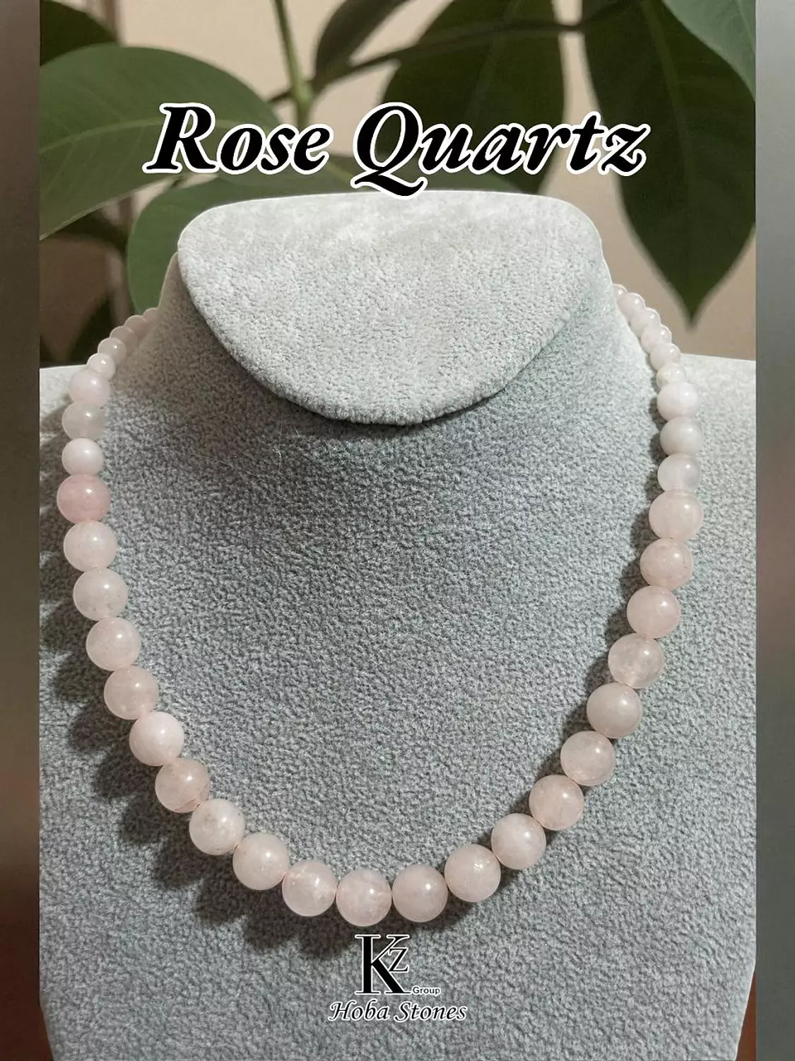 Rose quartz necklace  image