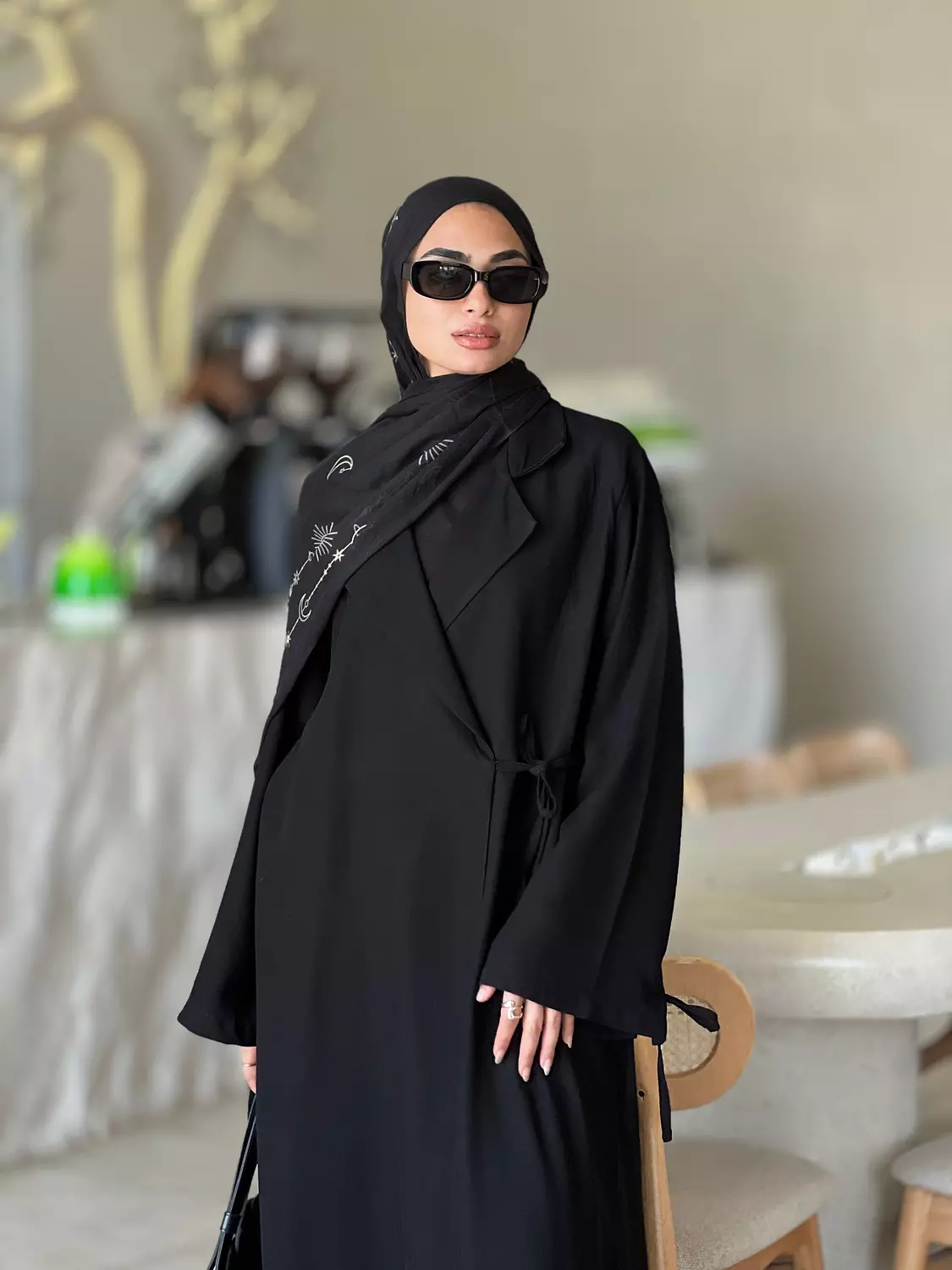 Lya open abaya 9