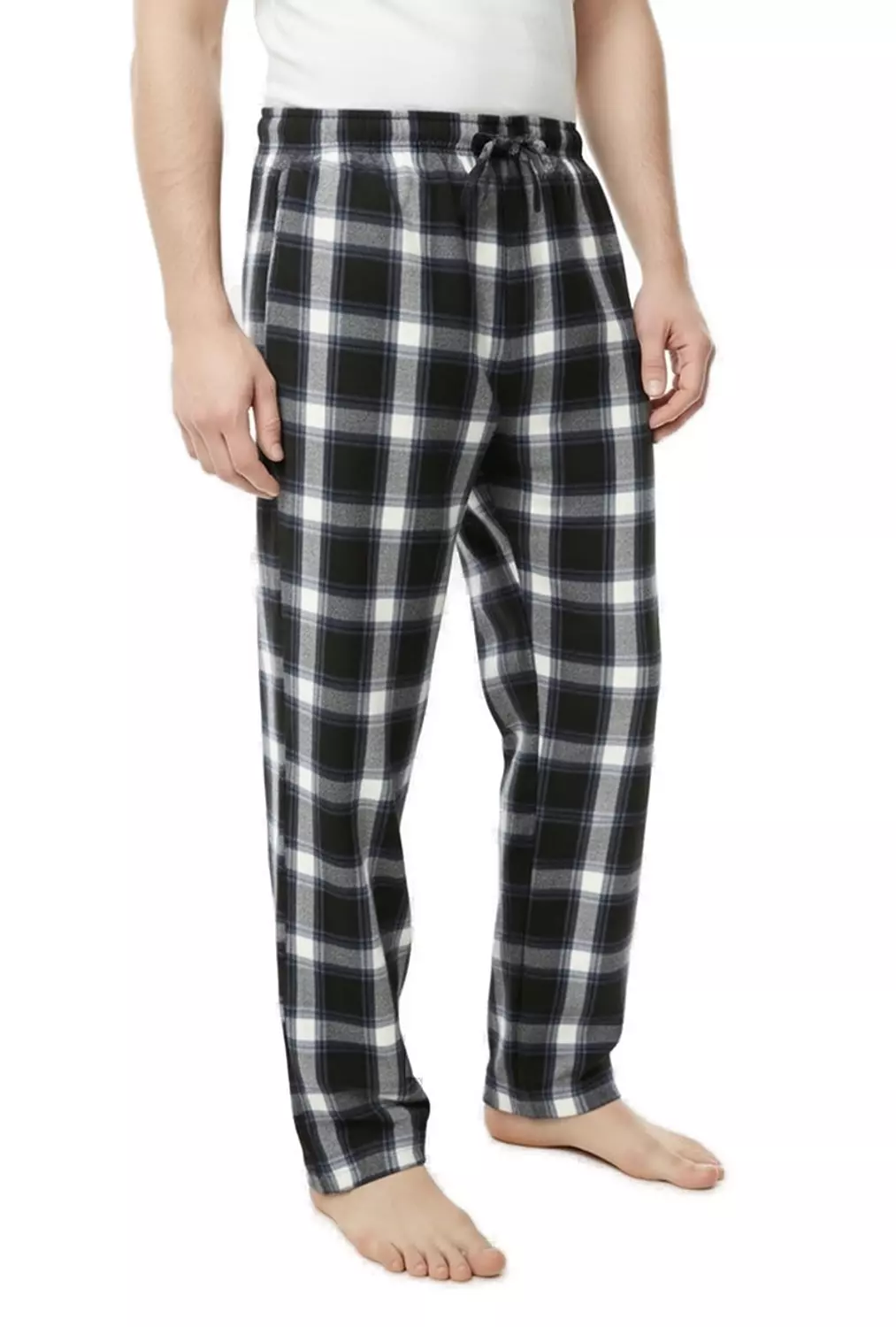 Shorto Winter Check Pants - 4045 -Dark Blue * Black * White hover image
