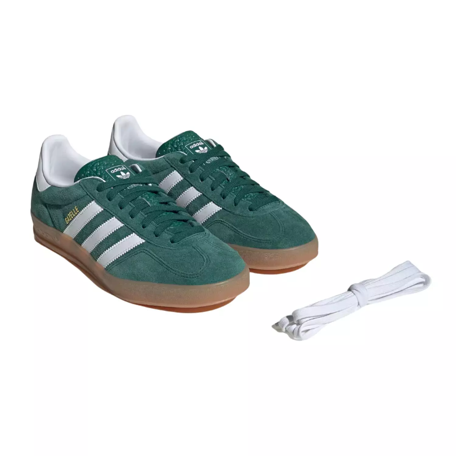 Adidas Gazelle Indoor - Collegiate Green Cloud White Gum  2