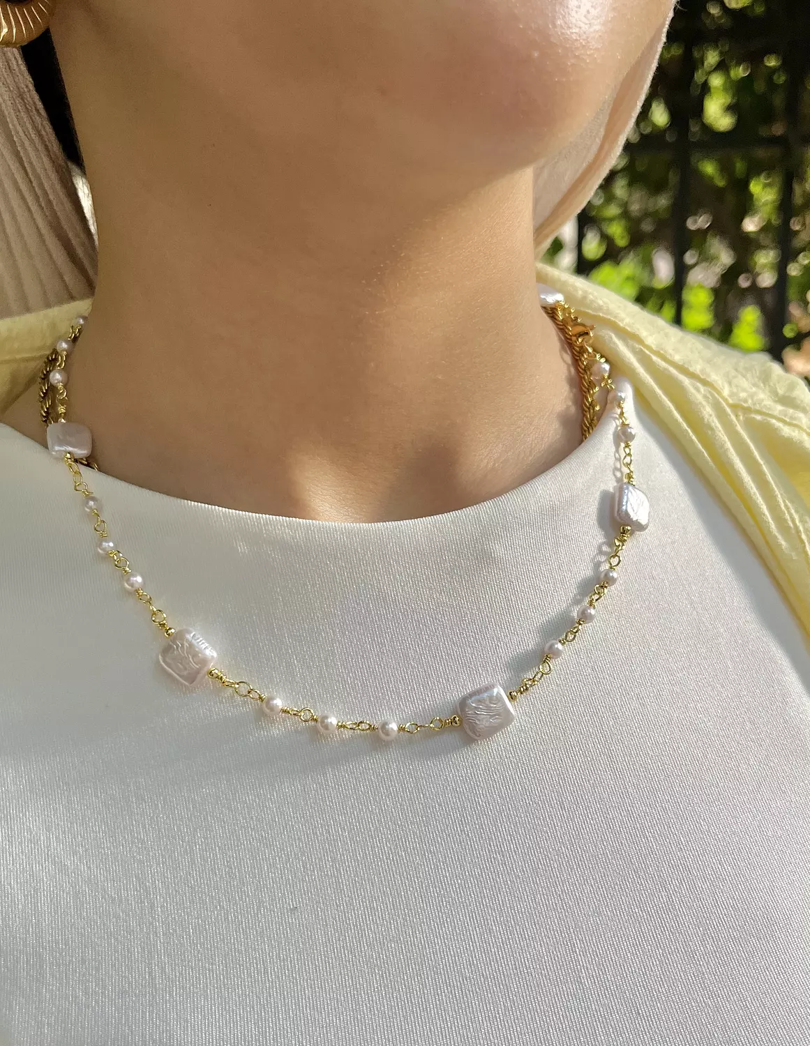Pearly necklace  image