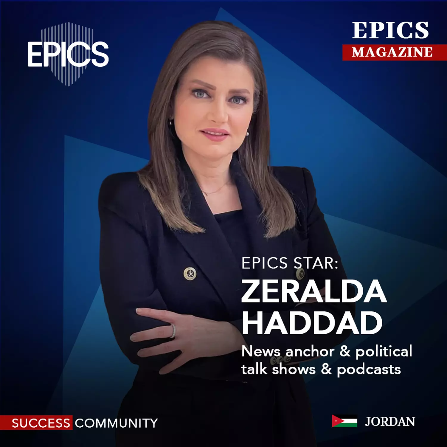 🎖️🌐Zeralda Haddad,(Story)_ News Anchor and political talk shows and podcast. image